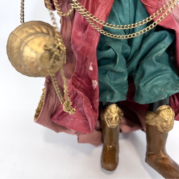 Vintage Midwest Importers Paper Mache Nativity 3 Kings Taiwan - Picture 3 of 12